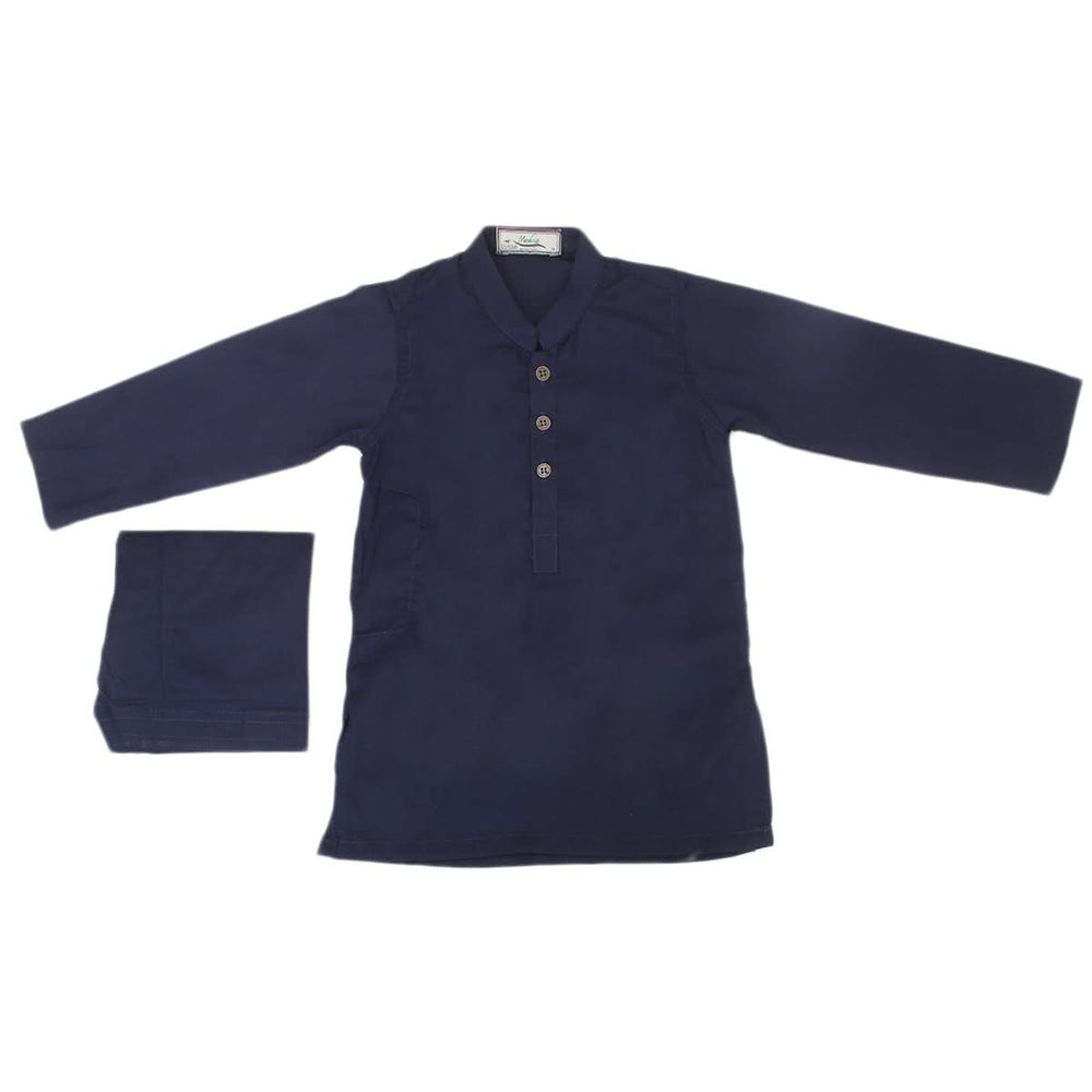 Boys Shalwar Suits With Waistcoat - Navy Blue, Kids, Boys Shalwar Kameez, Chase Value, Chase Value