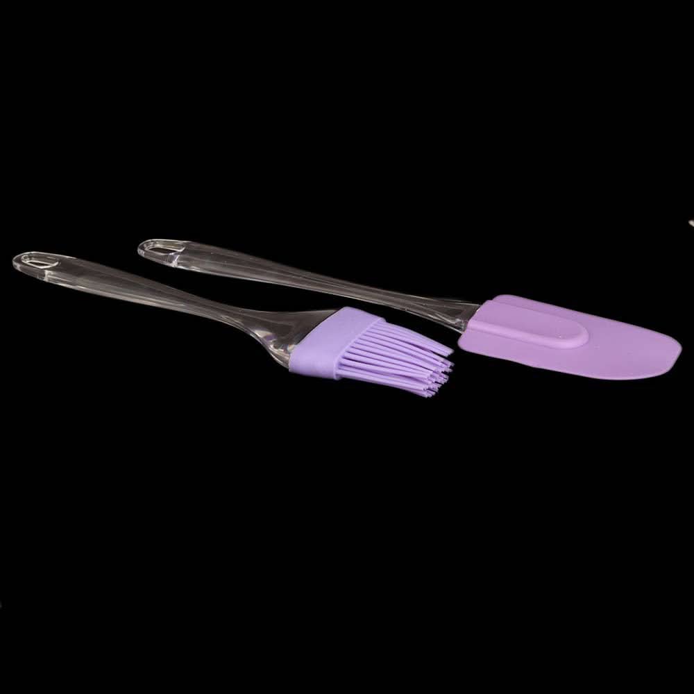 Spatula & Oil Brush 2 Pcs Set, Home & Lifestyle, Baking, Chase Value, Chase Value