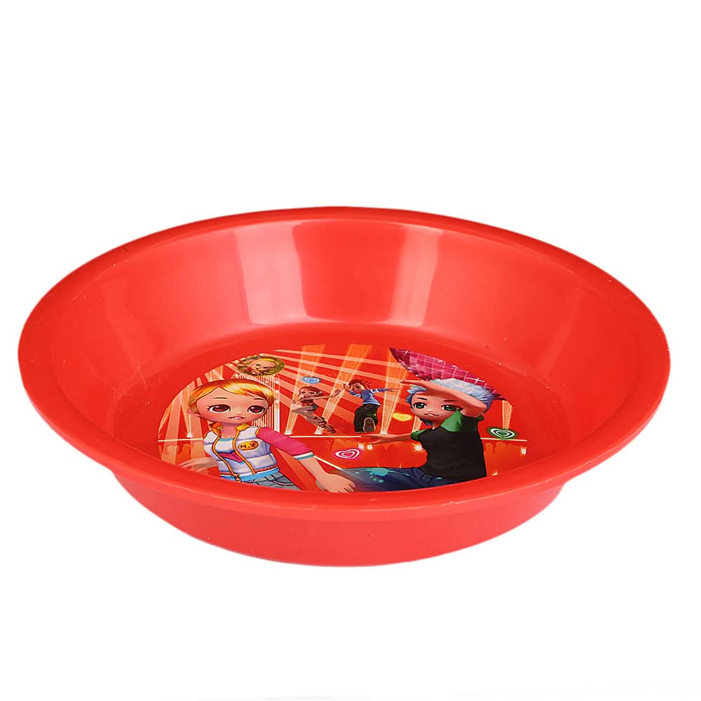 Kids Character Plate Deep - Red, Home & Lifestyle, Serving And Dining, Chase Value, Chase Value