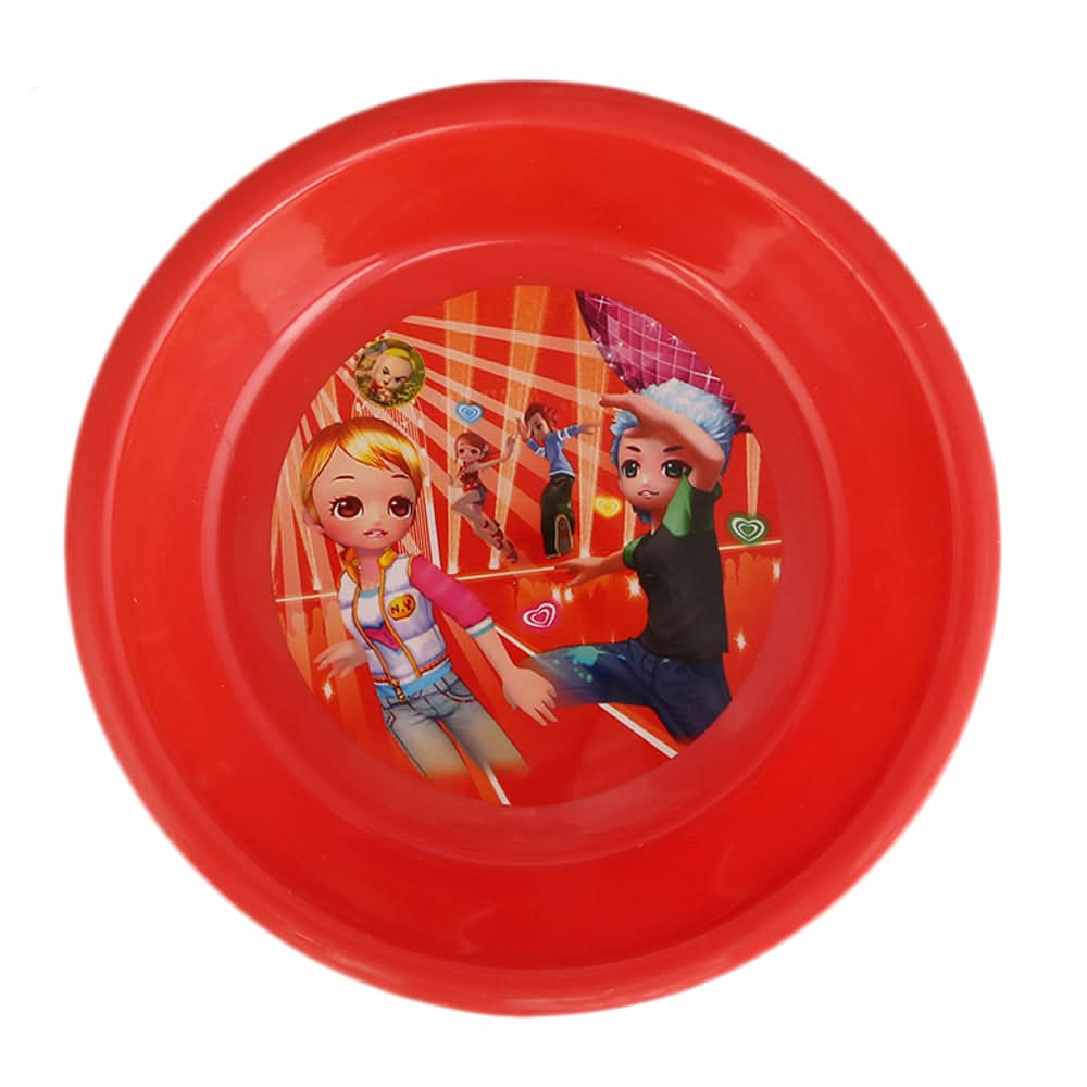 Kids Character Plate Deep - Red, Home & Lifestyle, Serving And Dining, Chase Value, Chase Value