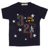 Boys Half Sleeves T-Shirt - Navy Blue, Kids, Boys T-Shirts, Chase Value, Chase Value