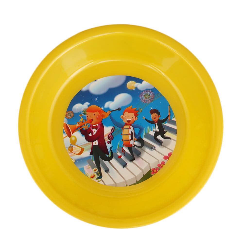 Kids Character Plate Deep - Yellow, Home & Lifestyle, Serving And Dining, Chase Value, Chase Value