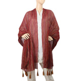 Women's Rangoli Fancy Parranda - Maroon, Women, Dupatta, Chase Value, Chase Value