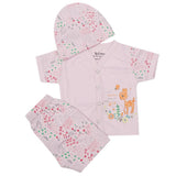 Newborn Boys Half Sleeves Suit - Pink, Kids, Newborn Boys Sets And Suits, Chase Value, Chase Value