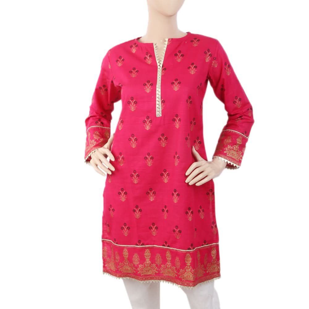 Women's Kurti - Pink, Women, Ready Kurtis, Chase Value, Chase Value