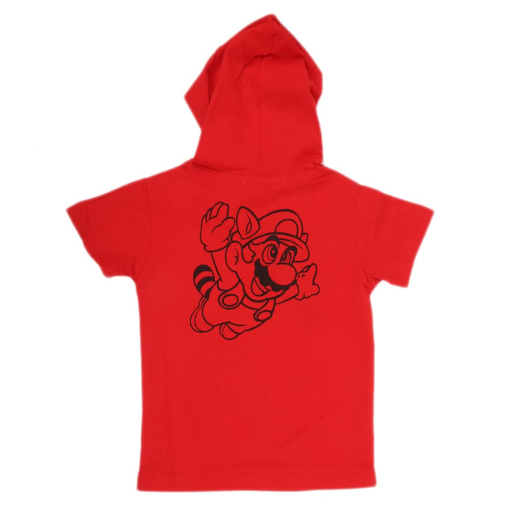 Boys Half Sleeves Hooded T-Shirt - Red, Kids, Boys T-Shirts, Chase Value, Chase Value