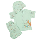 Newborn Boys Half Sleeves Suit - Sea Green, Kids, Newborn Boys Sets And Suits, Chase Value, Chase Value
