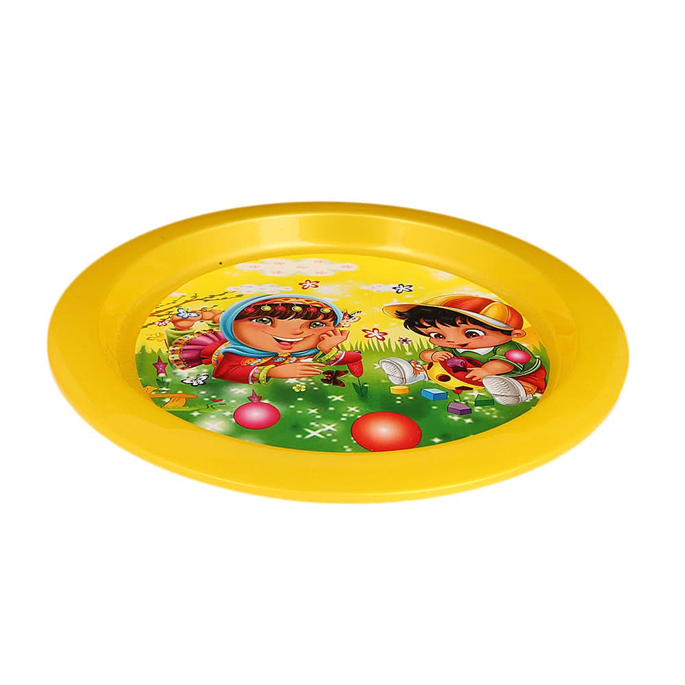 Kids Character Plate Flat - Yellow, Home & Lifestyle, Serving And Dining, Chase Value, Chase Value