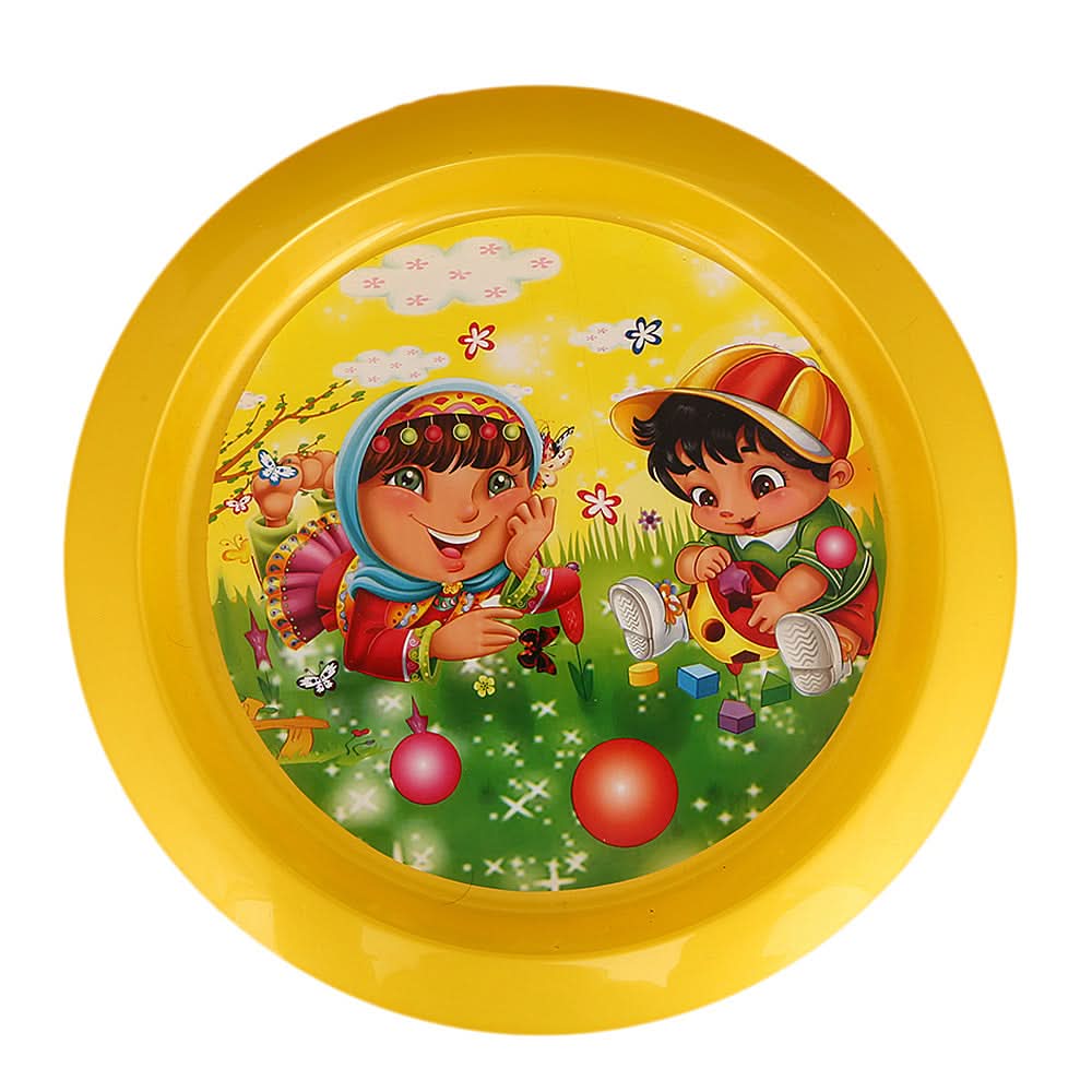 Kids Character Plate Flat - Yellow, Home & Lifestyle, Serving And Dining, Chase Value, Chase Value