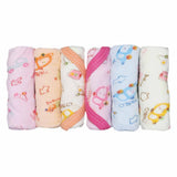 NewBorn Face Towel 6 Pcs - Multi, Kids, Towels, Chase Value, Chase Value
