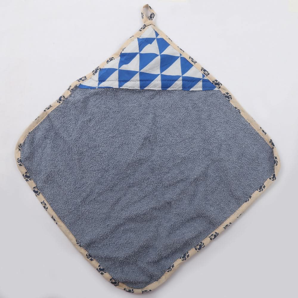 Kitchen Hanging Towel 13x13cm - Steel Blue, Home & Lifestyle, Kitchen Towels, Chase Value, Chase Value