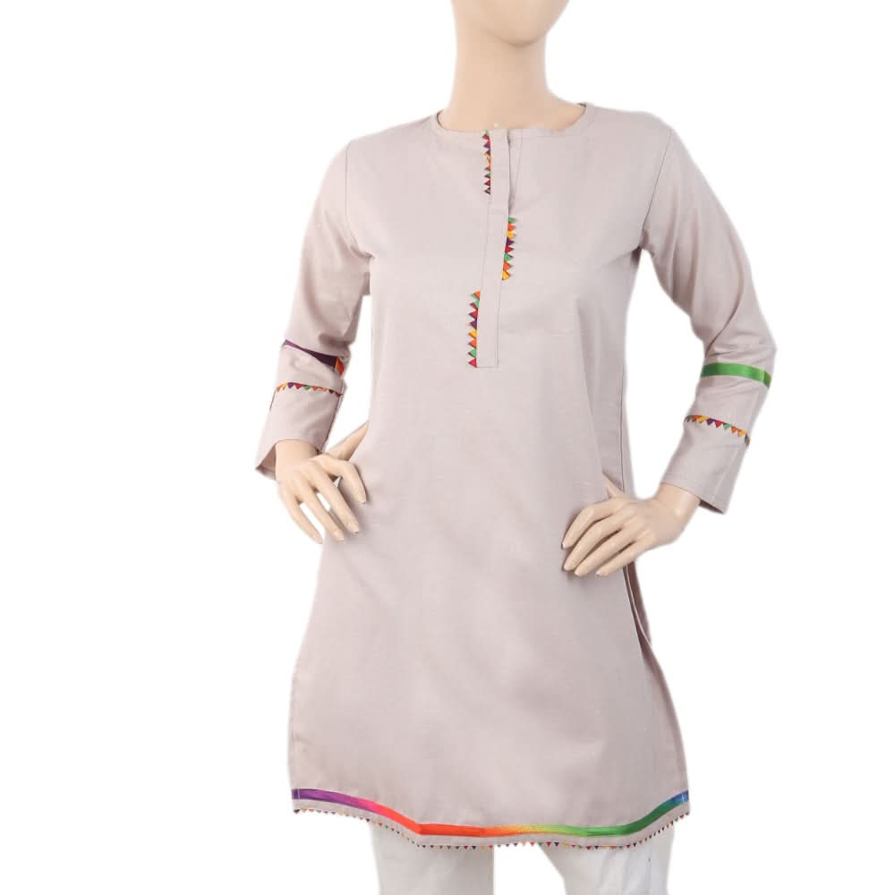 Women's Kurti - Tea Pink, Women, Ready Kurtis, Chase Value, Chase Value