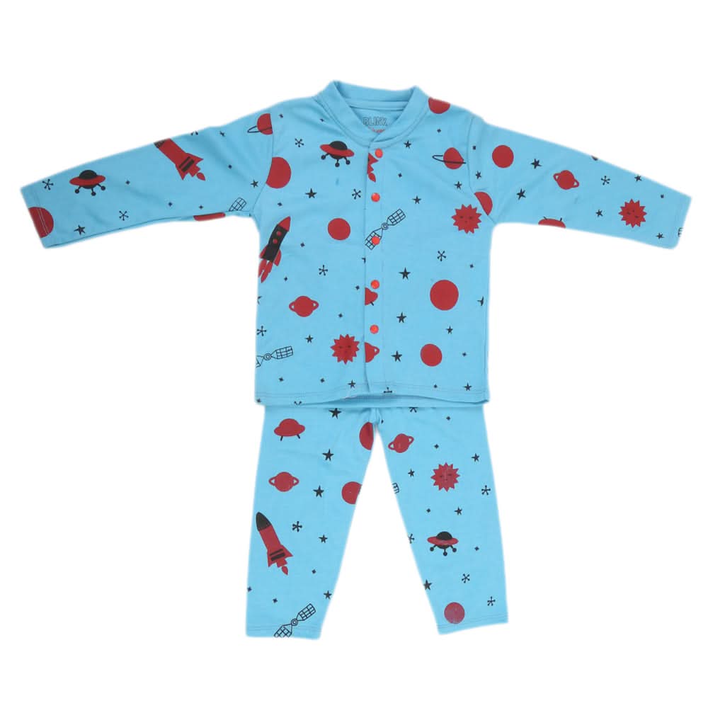 Boys Sleeping Suit - Blue, Kids, Boys Sets And Suits, Chase Value, Chase Value