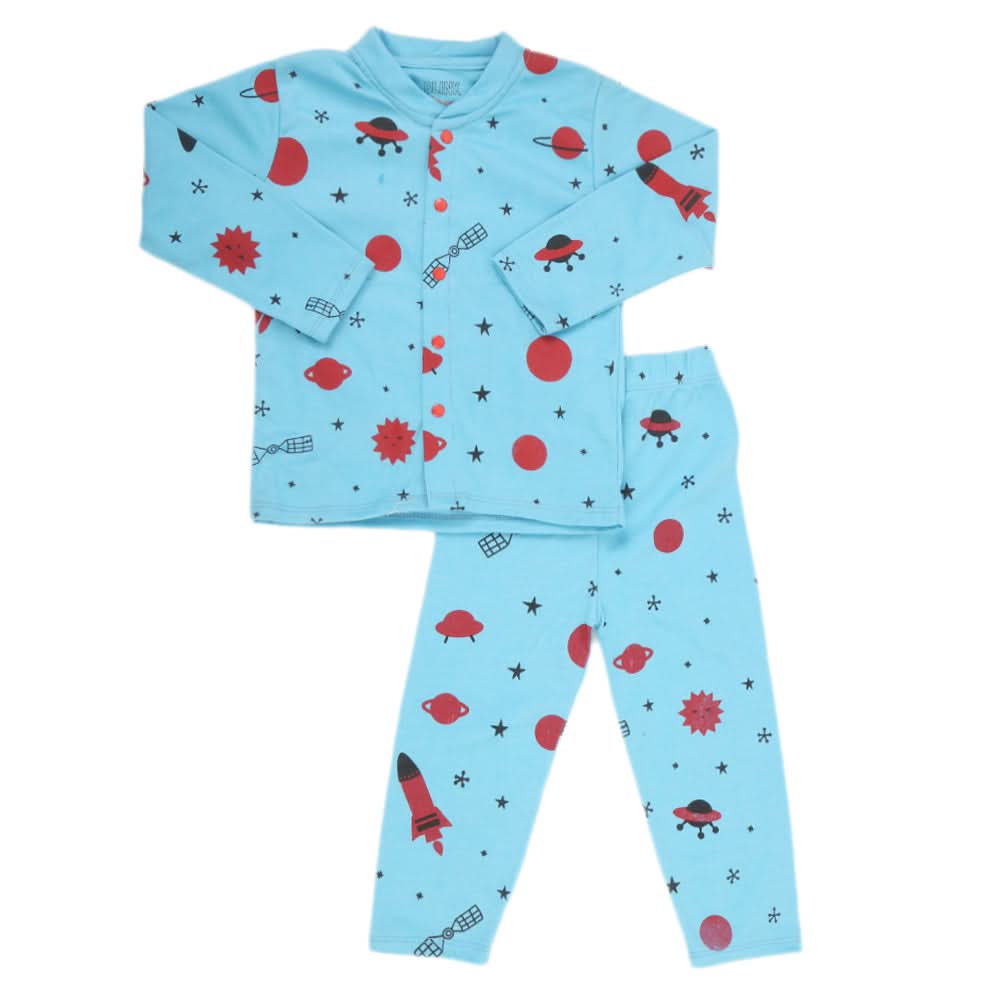 Boys Sleeping Suit - Blue, Kids, Boys Sets And Suits, Chase Value, Chase Value