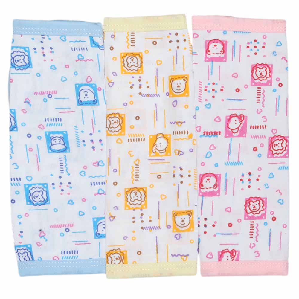 Newborn Face Towel 3 Pcs - Multi, Kids, Towels, Chase Value, Chase Value