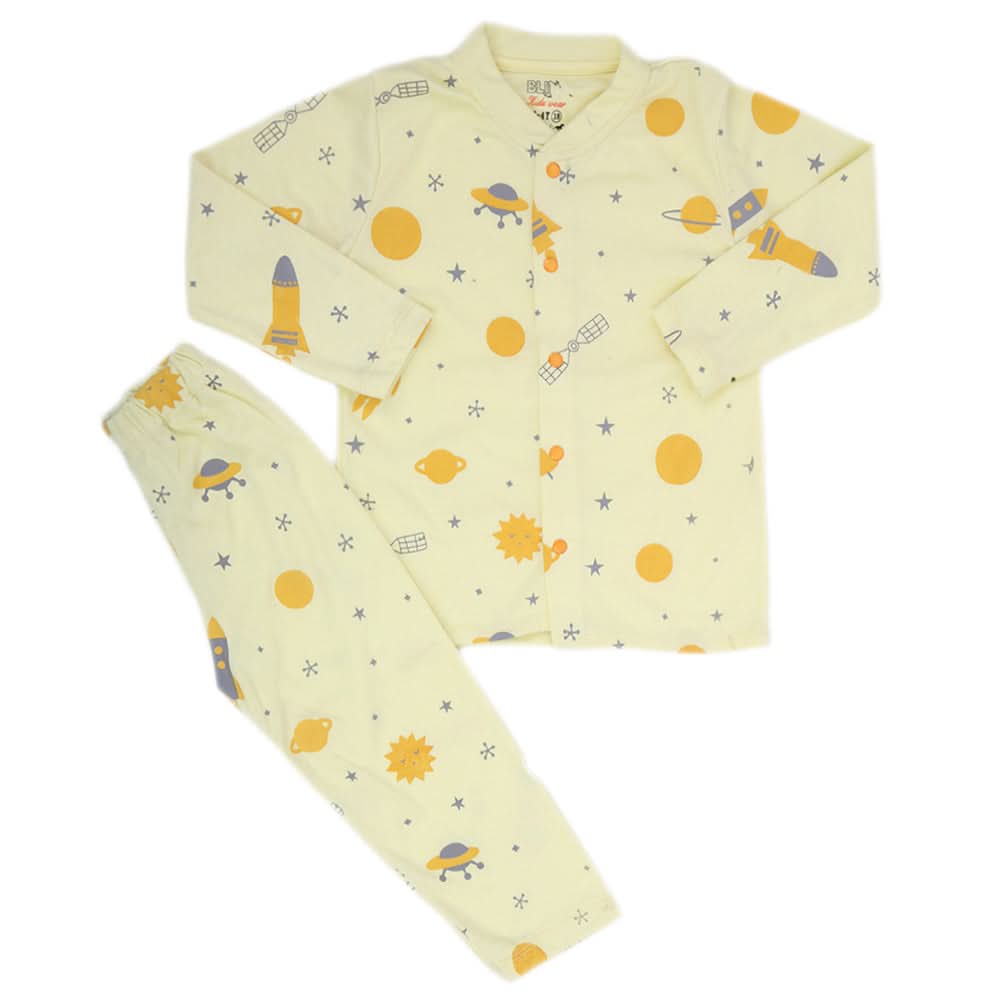 Boys Sleeping Suit - Yellow, Kids, Boys Sets And Suits, Chase Value, Chase Value