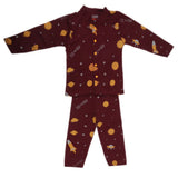 Boys Sleeping Suit - Maroon, Kids, Boys Sets And Suits, Chase Value, Chase Value