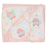 Newborn Gift Set 5 Pcs - Pink, Kids, Newborn Gift Set, Chase Value, Chase Value