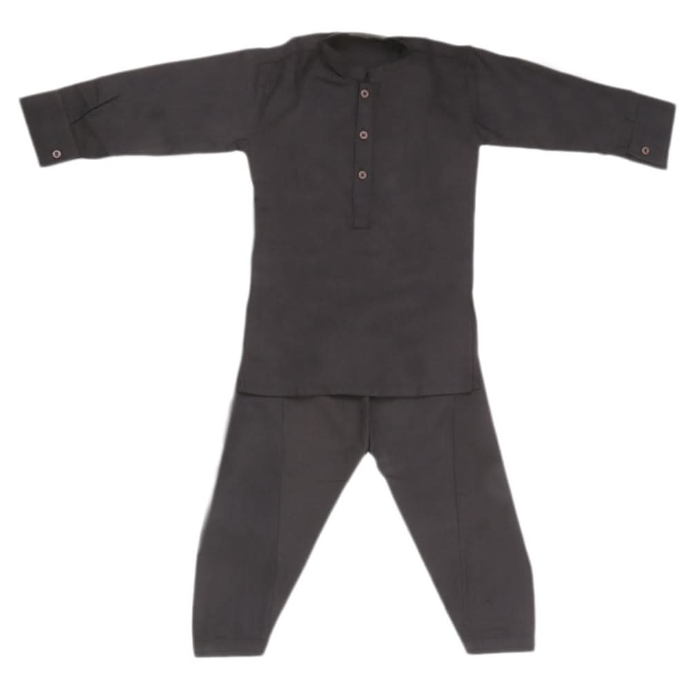 Boys Shalwar Suit - Black, Kids, Boys Shalwar Kameez, Chase Value, Chase Value