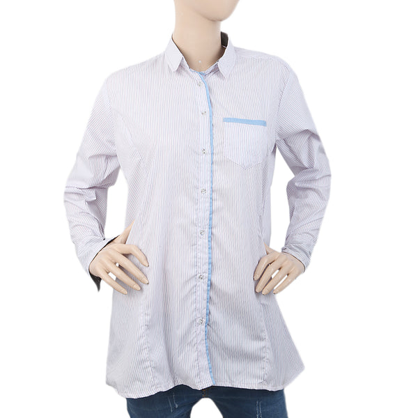 Women's Casual Shirt - Light Blue, Women, T-Shirts And Tops, Chase Value, Chase Value