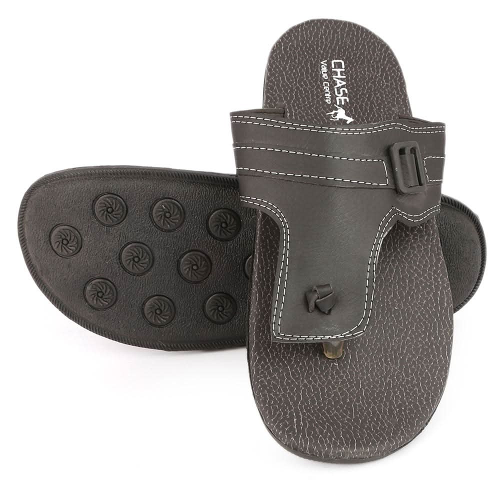 Men's Slippers (739) - Black, Men, Slippers, Chase Value, Chase Value