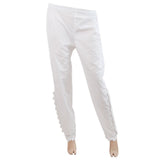 Women's Woven Trouser -Ash-1200-C - Off-White, Women, Pants & Tights, Chase Value, Chase Value