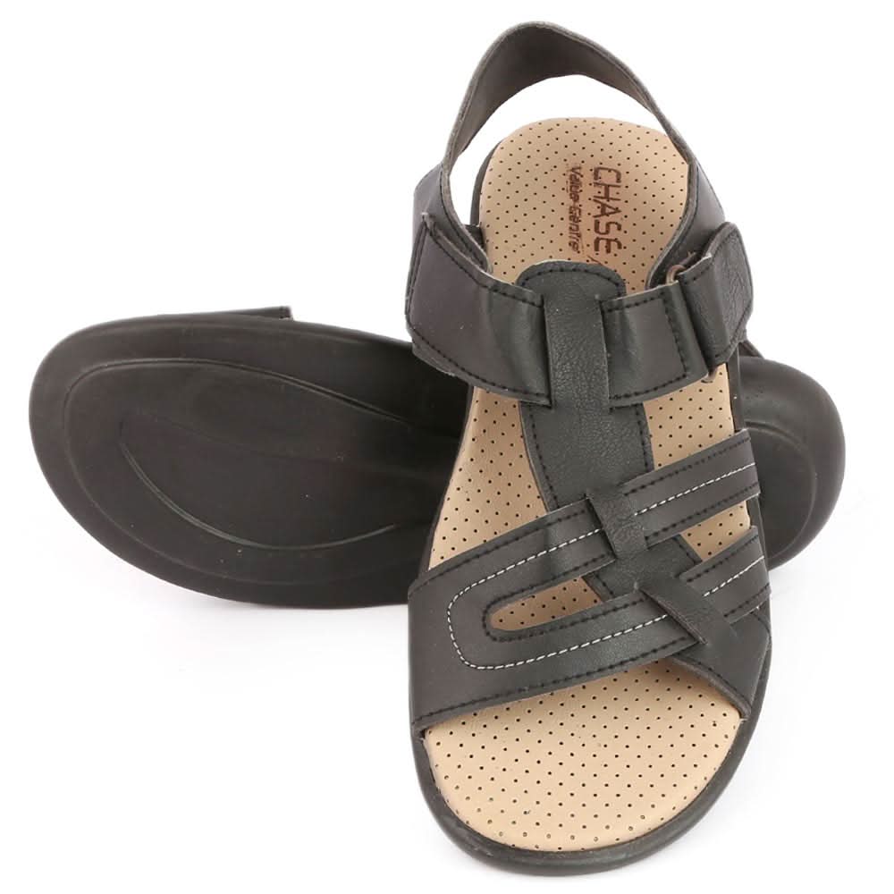 Men's Sandal (1157) - Black, Men, Sandals, Chase Value, Chase Value