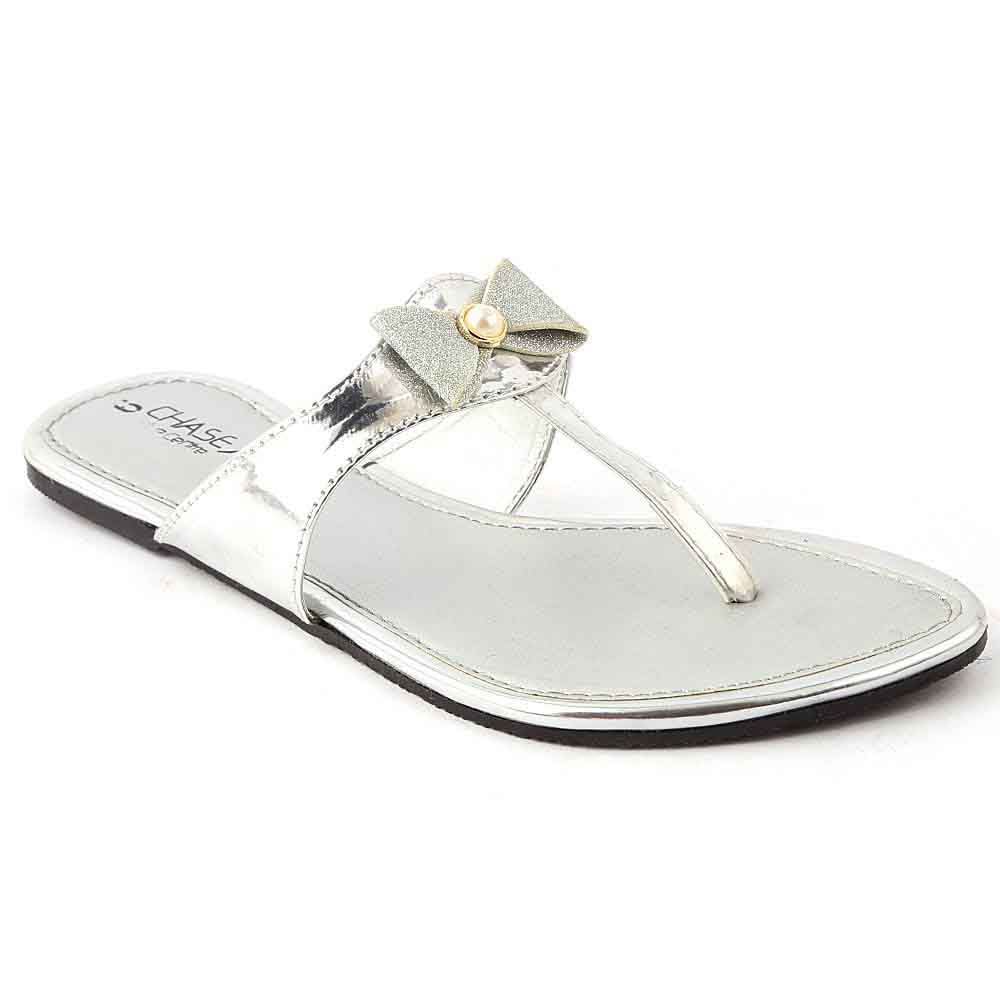 Women's Slipper (212) - Silver, Women, Slippers, Chase Value, Chase Value