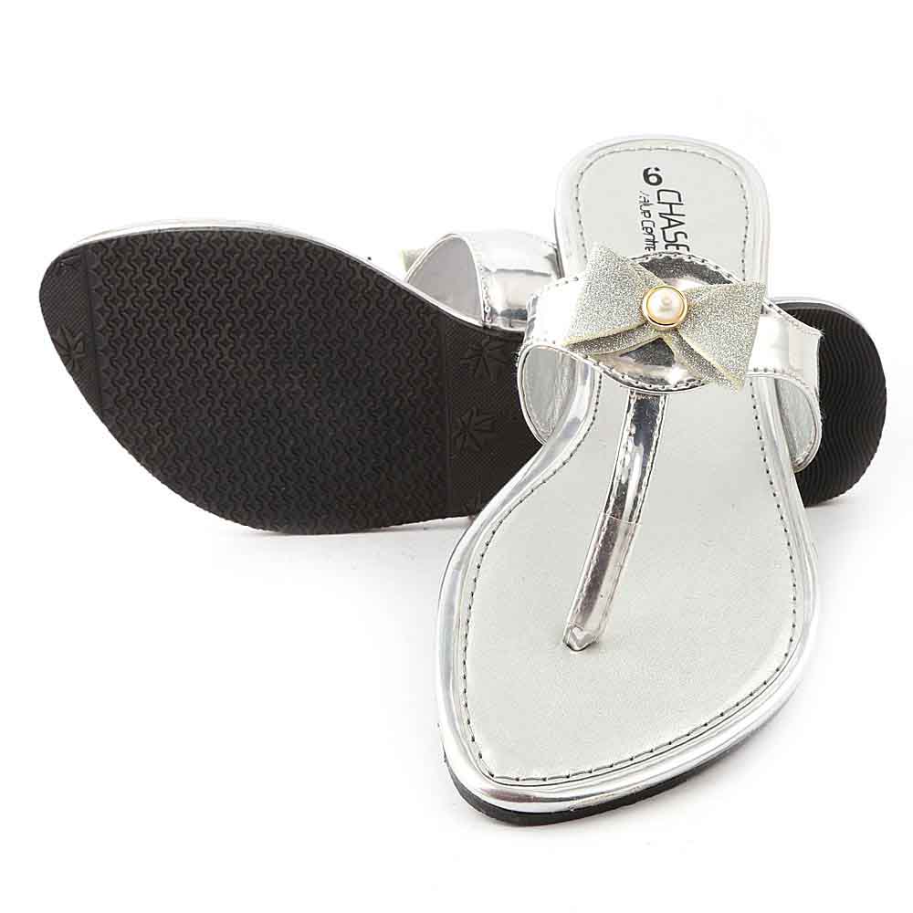 Women's Slipper (212) - Silver, Women, Slippers, Chase Value, Chase Value