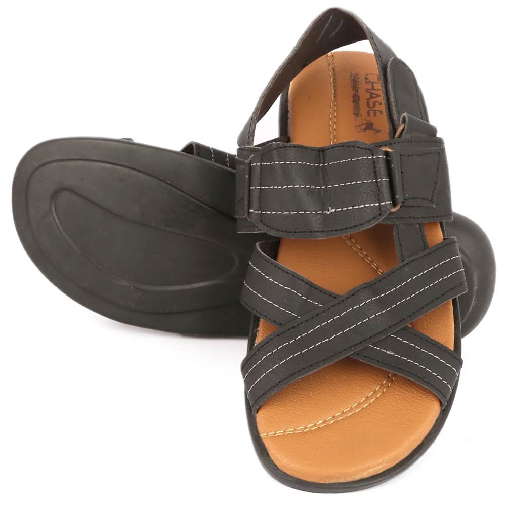 Men's Sandal (1156) - Black, Men, Sandals, Chase Value, Chase Value