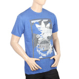 Men's Half Sleeves Print T-Shirt - Blue, Men, T-Shirts And Polos, Chase Value, Chase Value