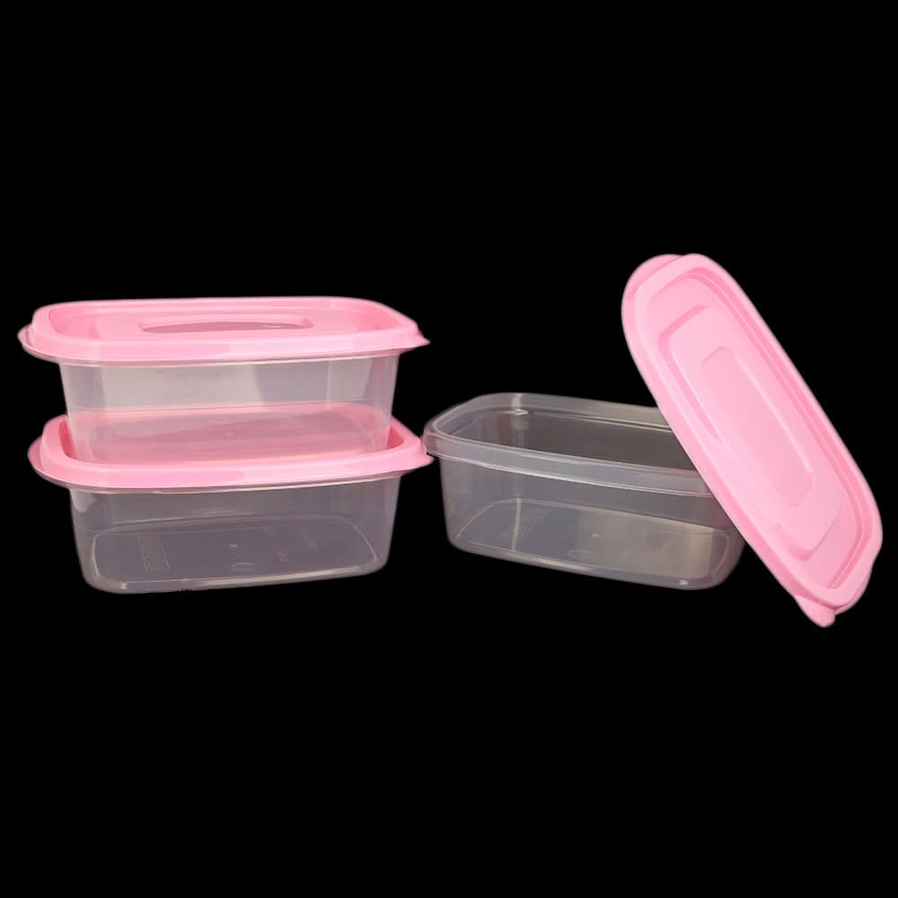 Multi Purpose Storage Box 3 Pieces - Pink, Home & Lifestyle, Storage Boxes, Chase Value, Chase Value