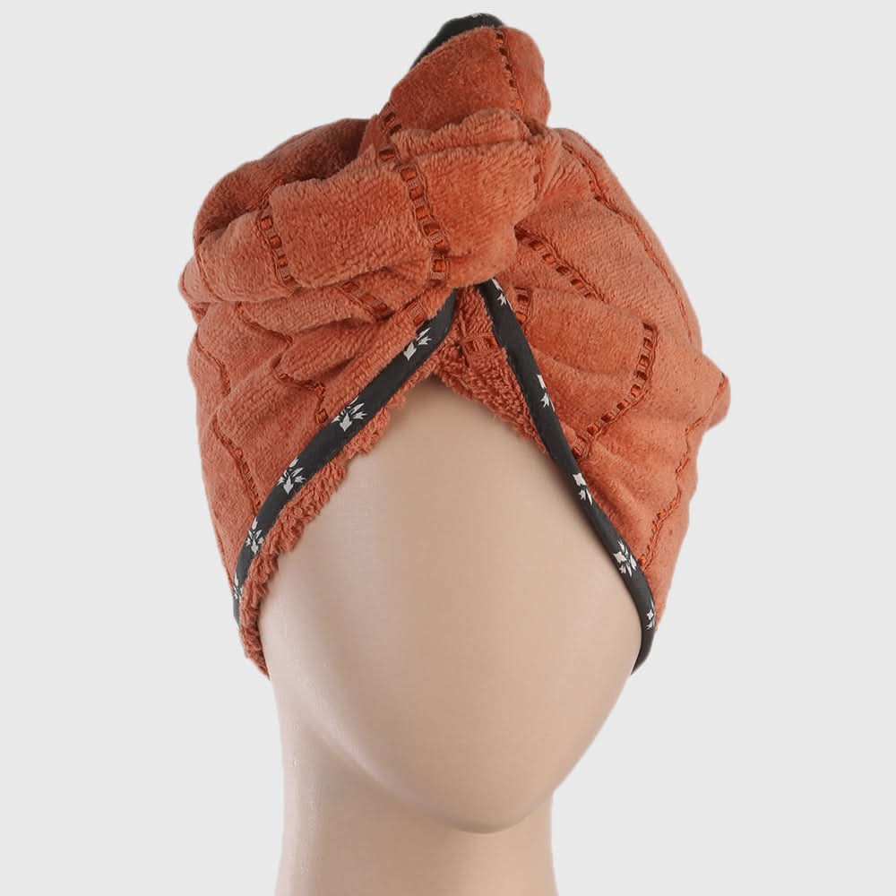 Women's Bath Towel Cap - Rust, Home & Lifestyle, Bath Towels, Chase Value, Chase Value