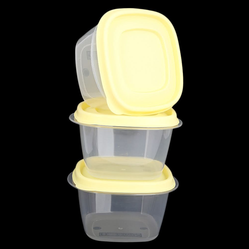 Multipurpose Storage Box 3 Pieces - Yellow, Home & Lifestyle, Storage Boxes, Chase Value, Chase Value