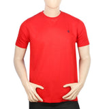 Men's Half Sleeves Print T-Shirt - Red, Men, T-Shirts And Polos, Chase Value, Chase Value