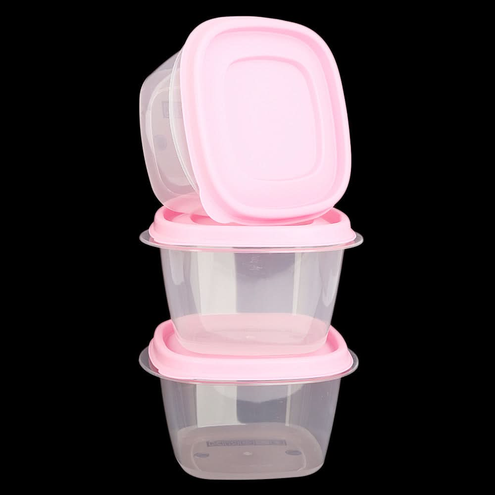 Multipurpose Storage Box 3 Pieces - Pink, Home & Lifestyle, Storage Boxes, Chase Value, Chase Value