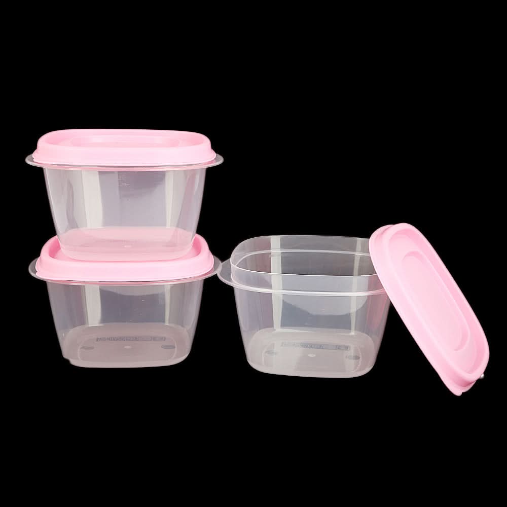 Multipurpose Storage Box 3 Pieces - Pink, Home & Lifestyle, Storage Boxes, Chase Value, Chase Value