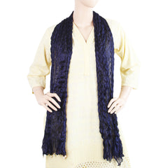 Women's Scarves With Pearls - Navy-Blue, Women, Dupatta, Chase Value, Chase Value