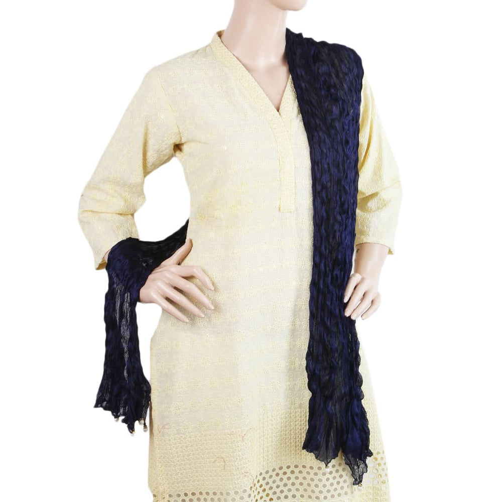 Women's Scarves With Pearls - Navy-Blue, Women, Dupatta, Chase Value, Chase Value