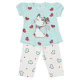 Newborn Girls Half Sleeves Suit - Sea Green, Kids, Newborn Girls Sets And Suits, Chase Value, Chase Value