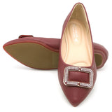Women's Pumps Jw14 (Anj660) - Maroon, Women, Pumps, Chase Value, Chase Value