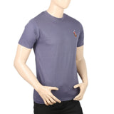 Men's Half Sleeves Print T-Shirt - Grey, Men, T-Shirts And Polos, Chase Value, Chase Value