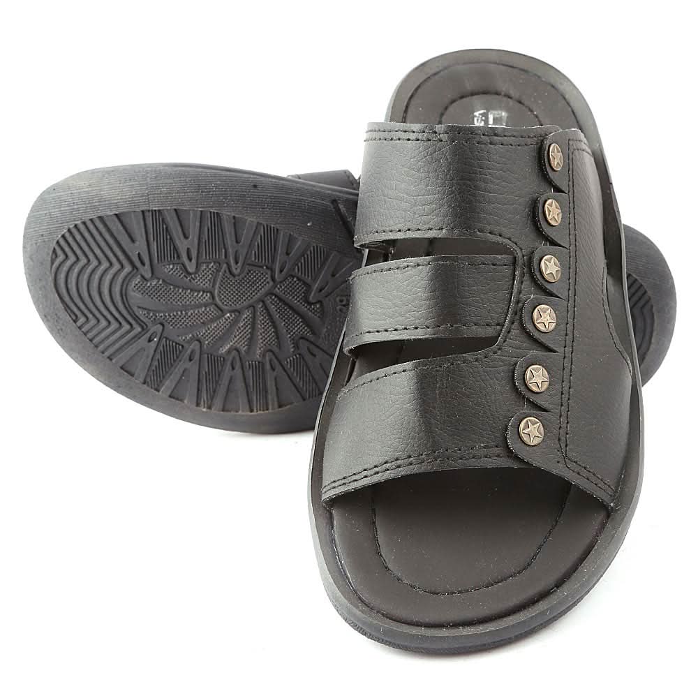 Men's Slippers (R-19) - Black, Men, Slippers, Chase Value, Chase Value