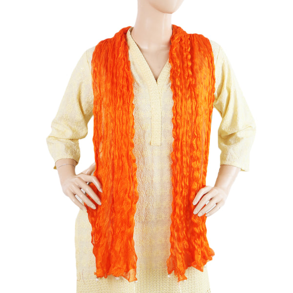 Women's Scarves With Pearls - Orange, Women, Dupatta, Chase Value, Chase Value