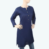 Women's Kurti - Navy Blue, Women, Ready Kurtis, Chase Value, Chase Value