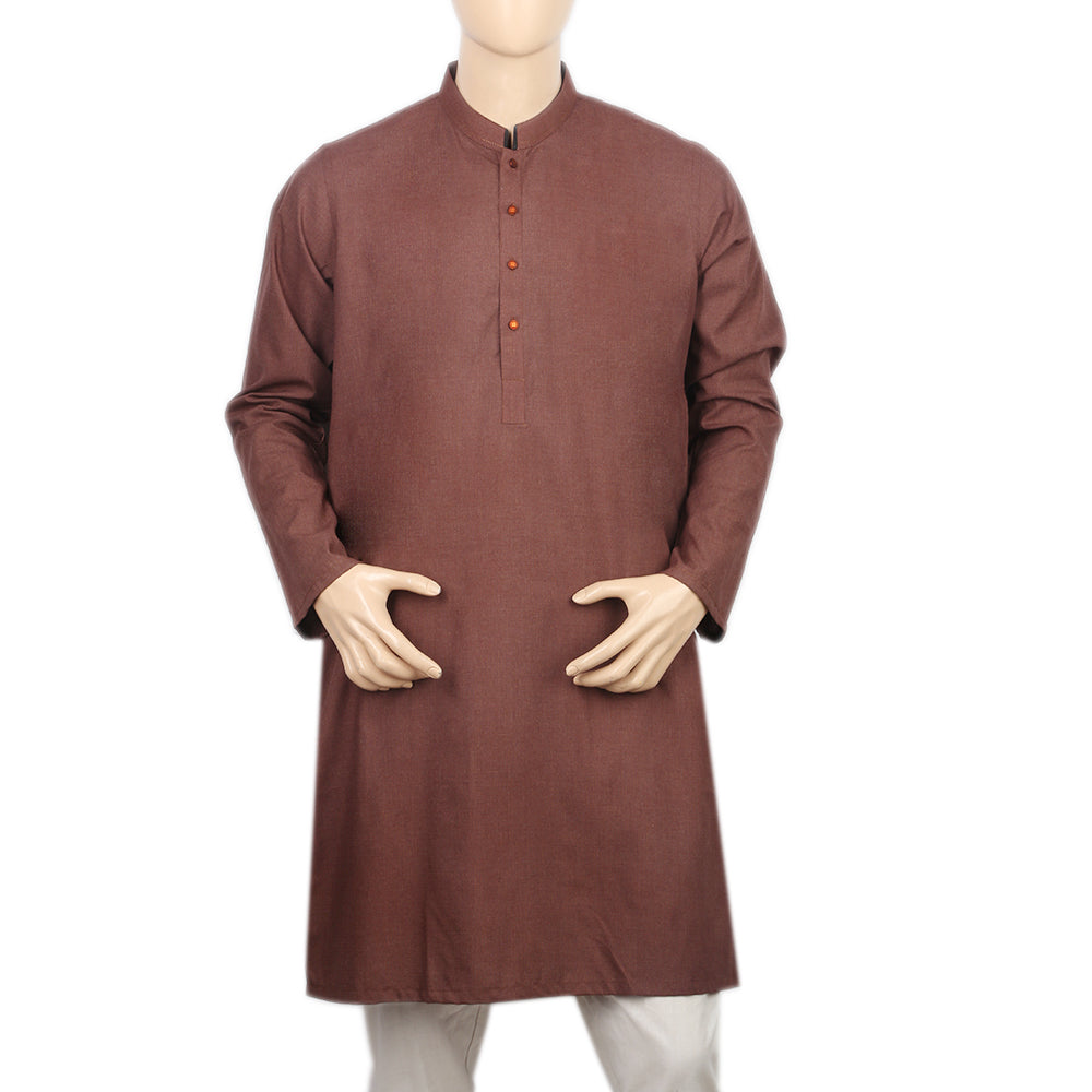 Men's Eminent Trim Fit Kurta - Brown, Men, Kurtas, Eminent, Chase Value