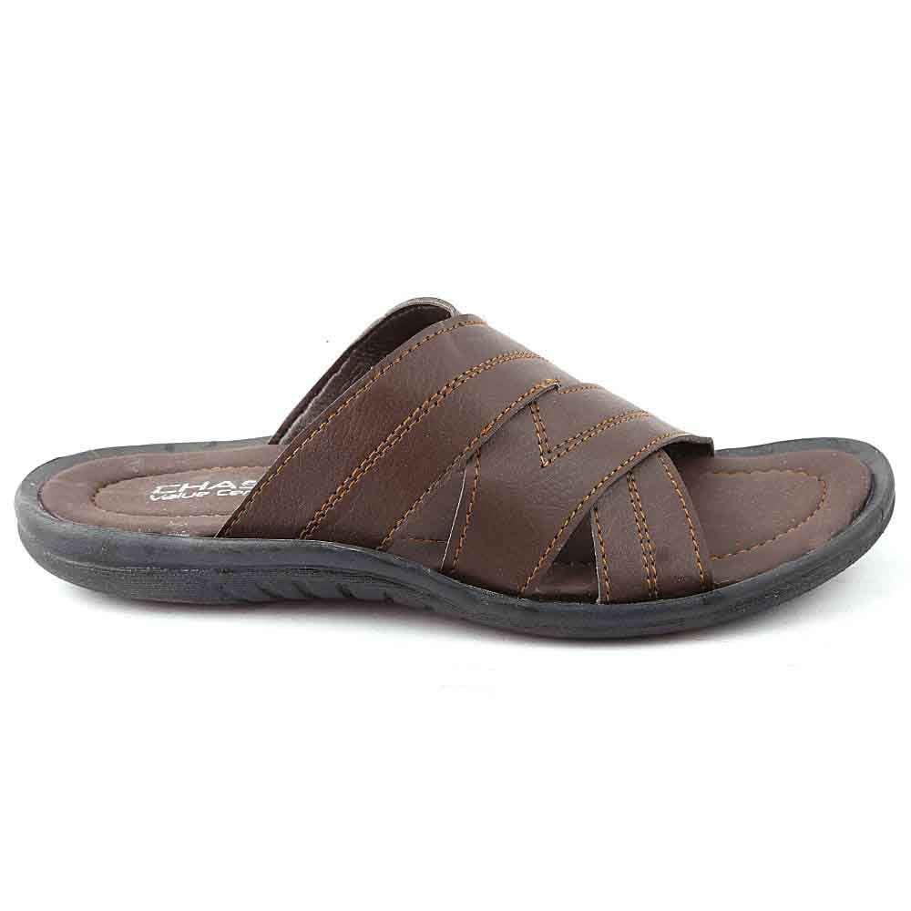 Men's Slippers (R-18) - Brown, Men, Slippers, Chase Value, Chase Value