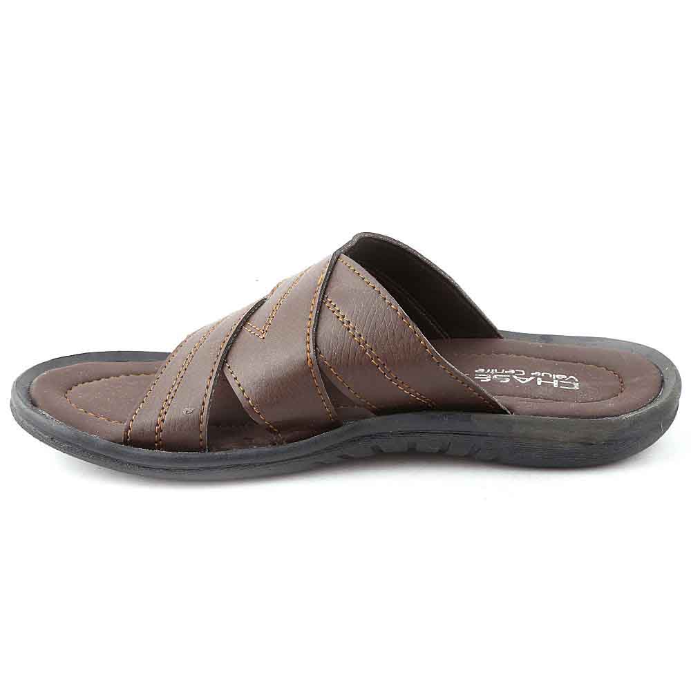 Men's Slippers (R-18) - Brown, Men, Slippers, Chase Value, Chase Value