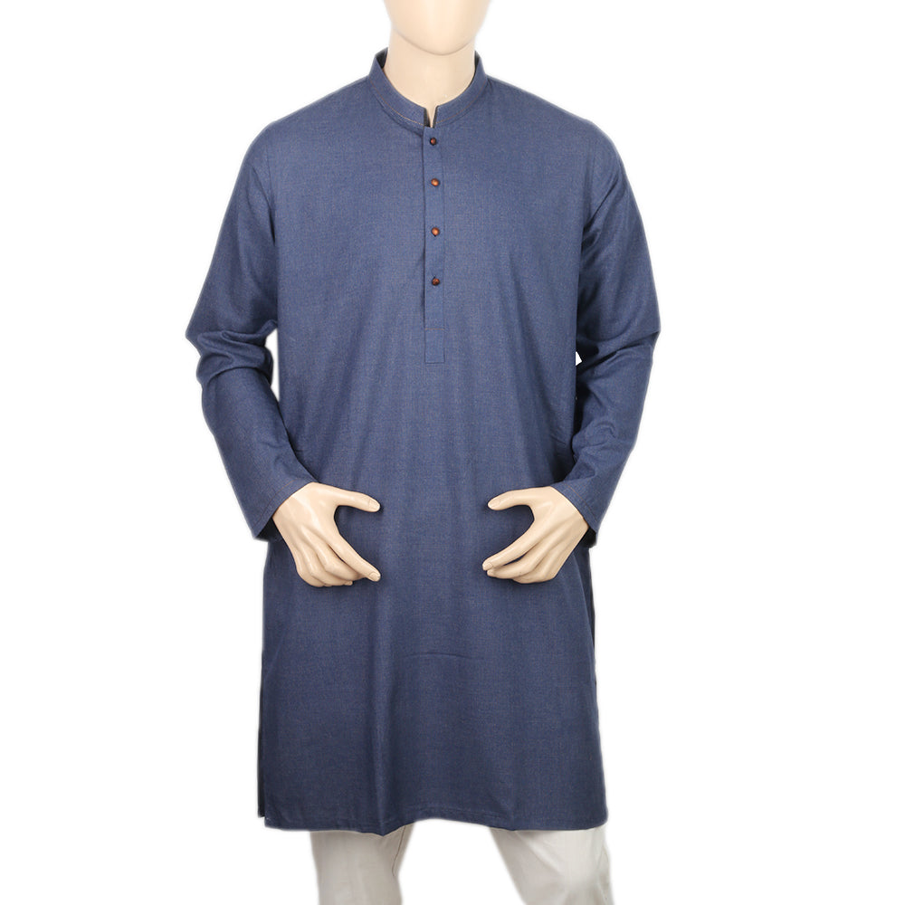 Men's Eminent Trim Fit Kurta - Navy Blue, Men, Kurtas, Eminent, Chase Value