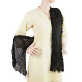 Women's Scarves With Pearls - Black, Women, Dupatta, Chase Value, Chase Value